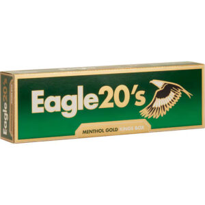 Eagle20's Menthol Gold Kings Box of 10 packs