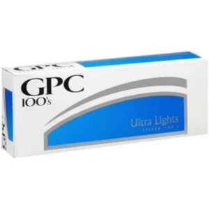 GPC Ultra Lights 100s Box of 10 packs