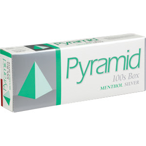 Pyramid Menthol Silver 100s Box of 10 packs