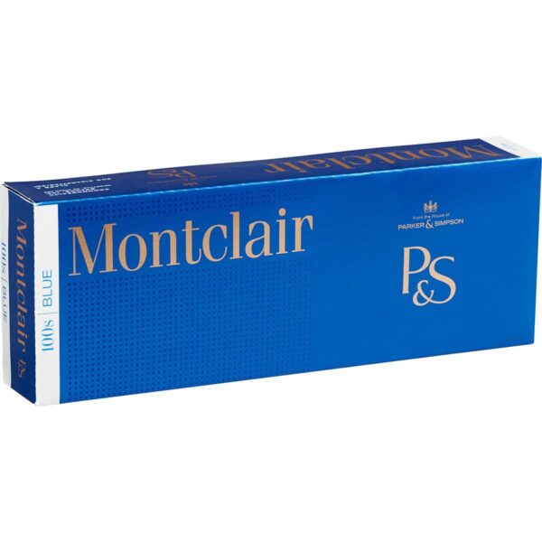 Montclair Blue 100s Box of 10 packs