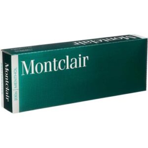 Montclair Menthol Dark Green 100s Box of 10 packs