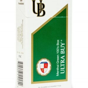 Ultra Buy Menthol Green 100's Box of 10 packs