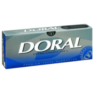 Doral Ultra Lights 100's Box of 10 packs