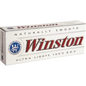 Winston Ultra Lights 100s Box of 10 packs